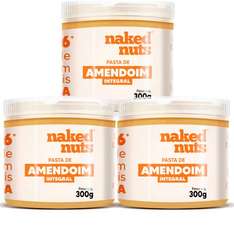 Pasta de Amendoim Integral 900g Naked Nuts Pasta Fit Zero Adição de Açúcar e Super