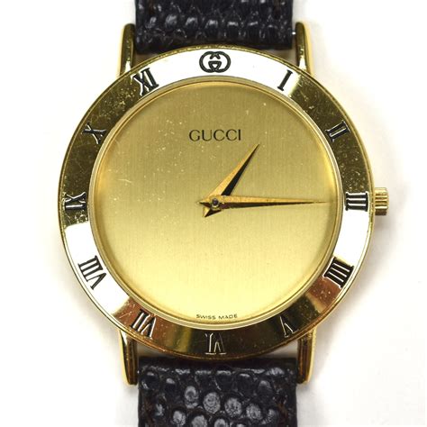 Gucci 3000m Gold Dial Watch Eluxive