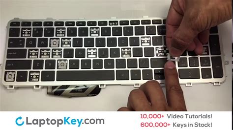 Single Laptop Keyboard Keys Repair Guide HP Envy 17 YouTube