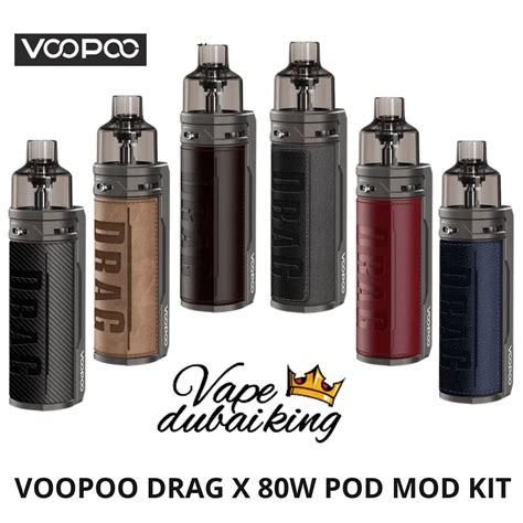 Voopoo Drag X 80w Pod Mod Kit Vape Dubai King