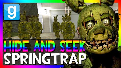 Garrys Mod Ultimate Springtrap Hide And Seek Gmod Five Nights At