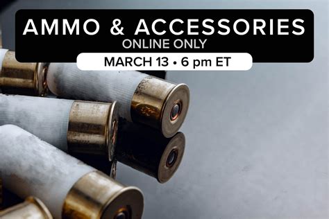 Ammo And Accessories Auction March 13 Compass Auctions And Real Estate