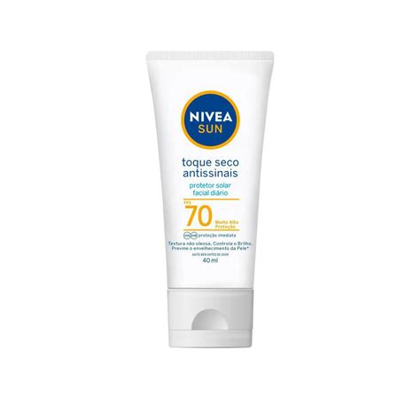 Protetor Solar Facial Nivea Toque Seco Antissinais Fps70 Oferta Drogasil