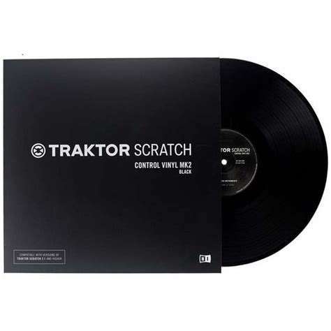 Native Instruments SCRATCH PRO VINYL BK Timecode Mk2 Vinyl In Black