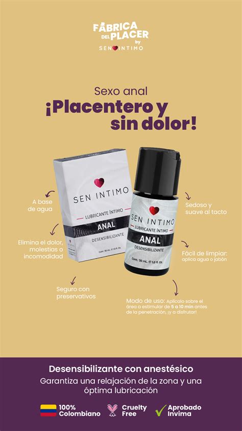 LUBRICANTE INTIMO ANAL DESENSIBILIZANTE X 30 ML Banana Picante