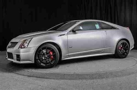 Sell New 2013 Cadillac CTS V Coupe Silver Frost Matte 1 Of 100 Factory