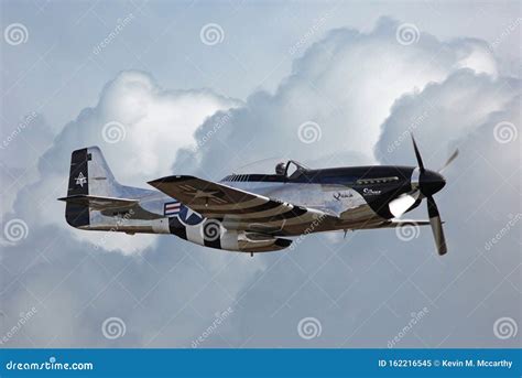 World War II-era P-51 Mustang Fighter Plane Editorial Image - Image of ...