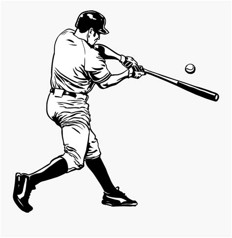 Mlb Baseball Player Batting Transparent Png Baseball Batting Free