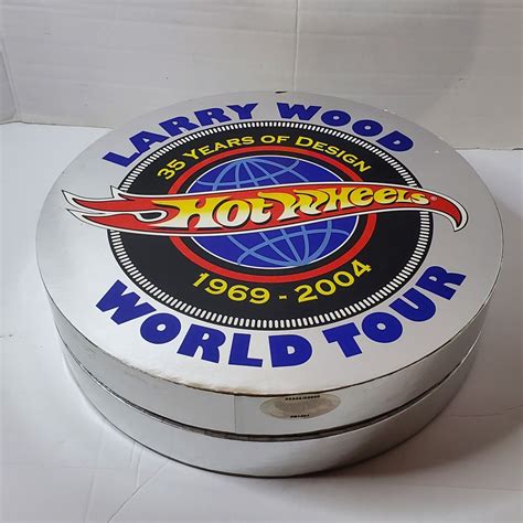 Hot Wheels Larry Wood World Tour 4 Car Set 35 Years Of Design 2444 Of