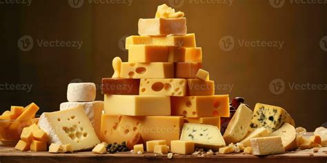 a lot of cheese, a mountain of cheese.Generative AI 30328690 Stock