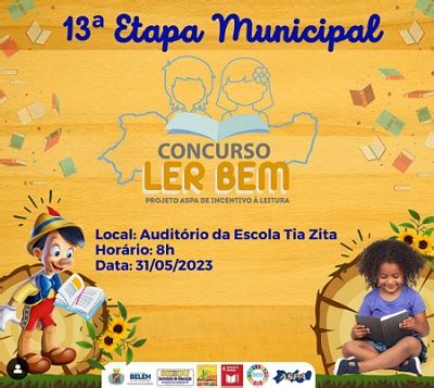 Belém do São Francisco realiza 13ª etapa municipal do Concurso Ler Bem