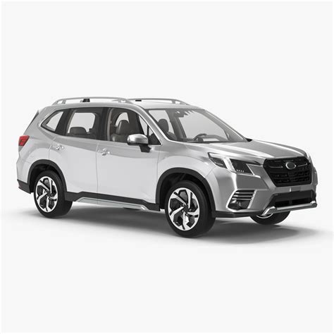 White Compact Crossover SUV 3D Model $129 - .3ds .blend .c4d .fbx .max ...