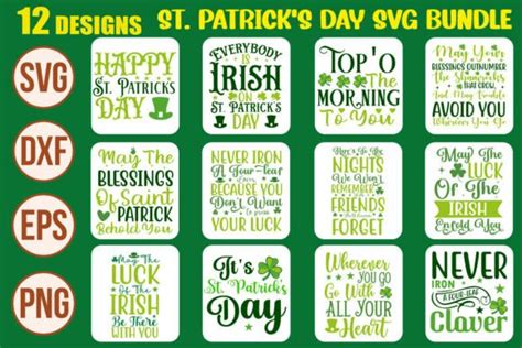 St Patricks Day Svg Bundle Graphic By Trendy Svg Gallery · Creative