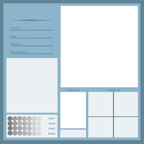 Character Sheet Template by KYAokay on DeviantArt