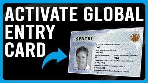 How To Activate A Global Entry Card How To Use Your Global Entry Card