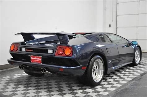 1991 LAMBORGHINI DIABLO BLUE METALLIC WITH BLUE REAR WING ONLY 23000 MILES - Classic Lamborghini ...