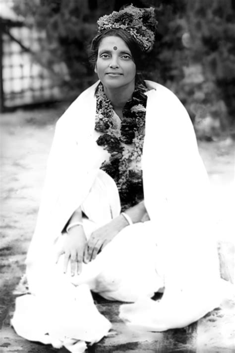 Sri Ma Sri Anandamayi Ma Mataji I Bless You Portrait On Photographic