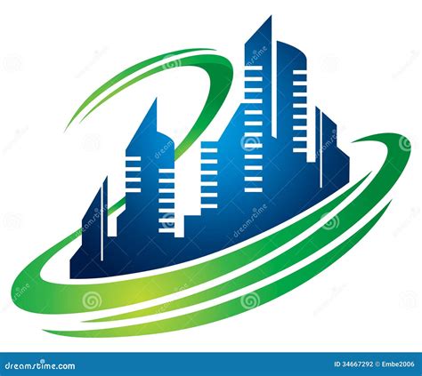 Building City Logo Stock Photography Image 34667292