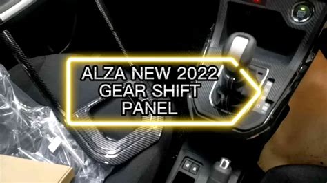 Vemart Perodua Alza 2022 New Facelift Car Gear Shift Panel Frame Cover