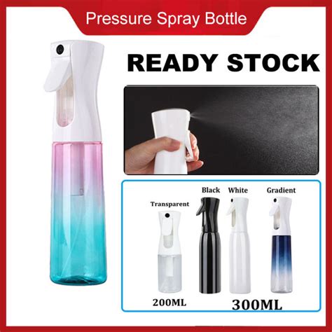 Ready Stock 300ML 200ML Spray Bottle Hairdressing High Pressure Empty