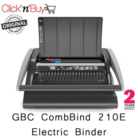 GBC CombBind 210E Electric Binder A4 Size Size Guide Unique Gravity