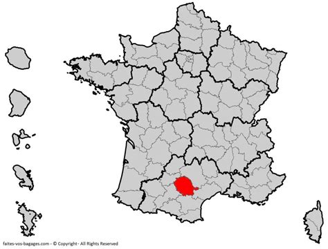 Carte Du Tarn Tarn Carte Du Département 81 Villes Sites