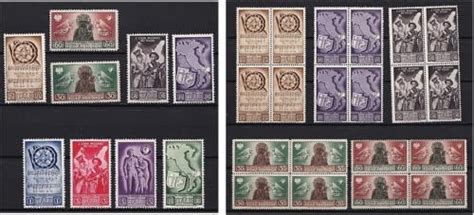 Italy - RARE WWII Private Polish Camps in Italy Issues MM(*) Set & UMM (**) Blocks was sold for ...