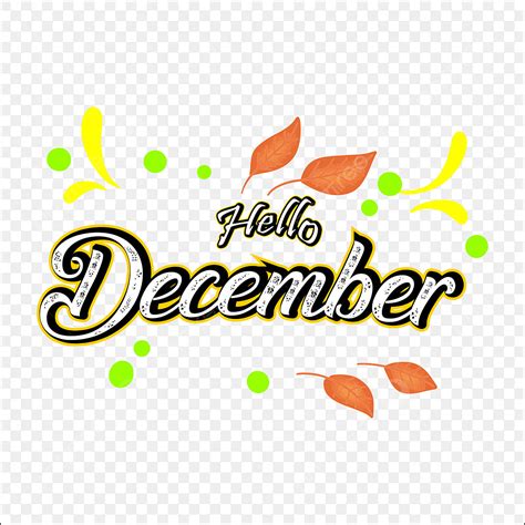 Hello December Clipart Vector Hello December December Christmas