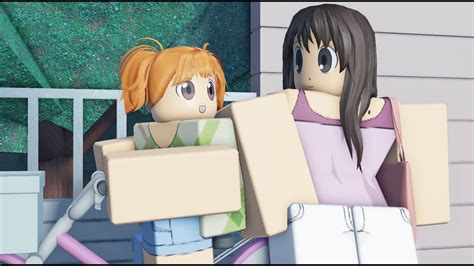 Osaka And Chiyo Riding A Bike Roblox Azumanga Daioh Animation Youtube