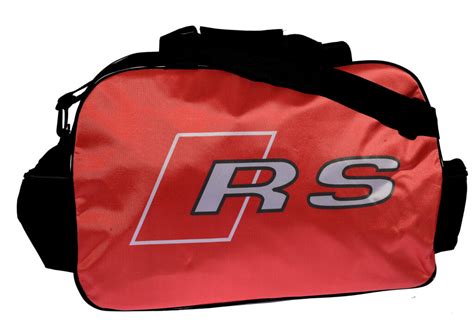 Audi Rs Red Travel Sports Bag Flags Delivery