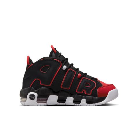 Gs Nike Air More Uptempo Red Toe Fb1344 001 Kicks Crew