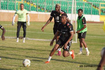 Photos Black Stars Intensify Training Ahead Of Car Clash Ghana