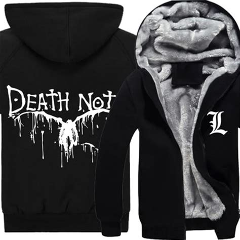 New Arrival Anime Death Note Fashion Thicken Hooded Sweatershirts