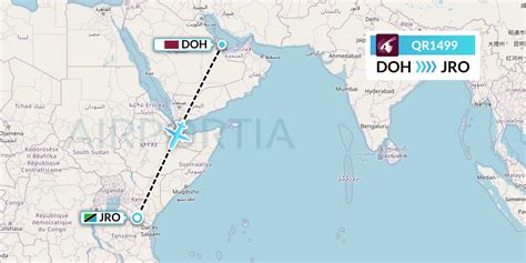 Qr Flight Status Qatar Airways Doha To Kilimanjaro Qtr