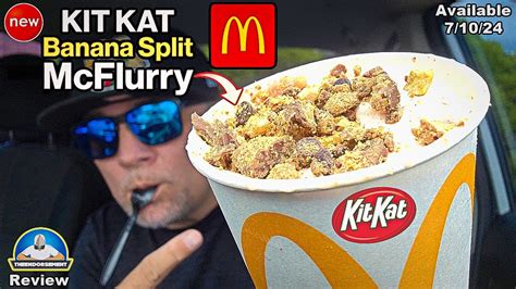 Mcdonalds® Banana Split Mcflurry™ Review 🍫🍓🍌 Is This The Best