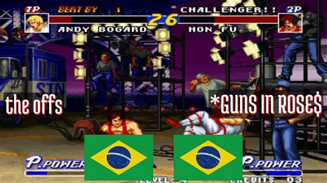 FT5 Rbff1 The Offs BR Vs GUNS IN ROSE BR Real Bout Fatal Fury