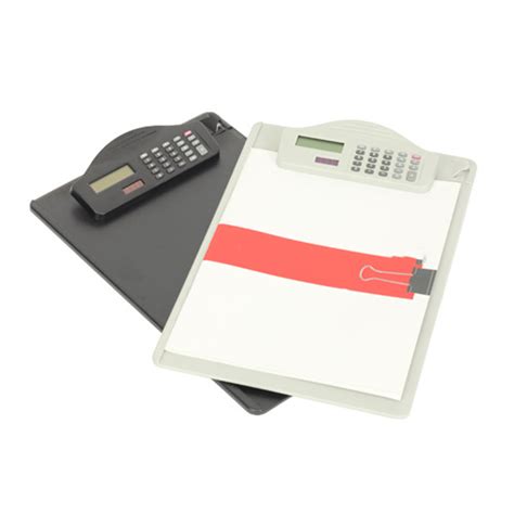 Axio Plastic A4 Clipboard with Calculator Multifunctional Profile Clip ...