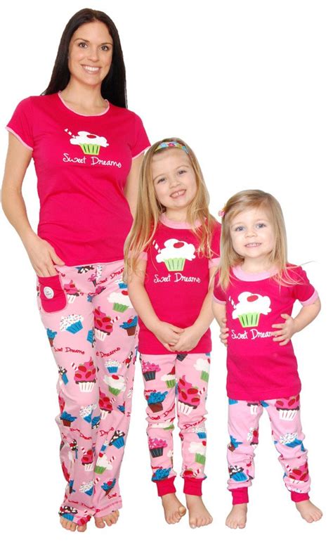 Mommy And Me Sweet Dreams Cupcake Pajamas Valentines Day Matching