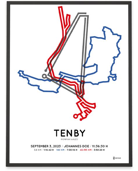 2023 Ironman Wales print – Sportymaps