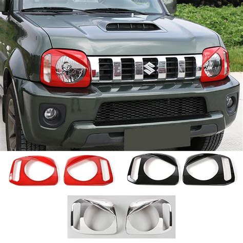 SHINEKA ABS Angry Eyes Front Head Light Lamp Cover Guards Protective