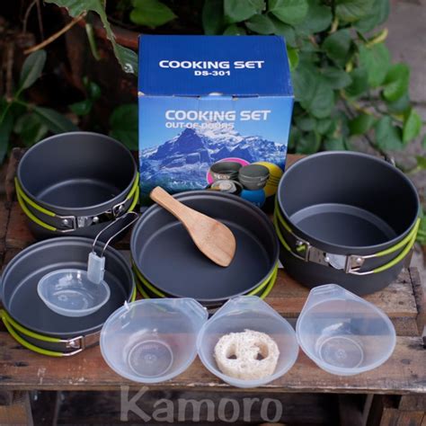 Jual Cooking Set Ds 301 Nesting Alat Masak Camping Shopee Indonesia