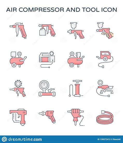 Air Compressor Icon Stock Vector Illustration Of Bellows 139372412