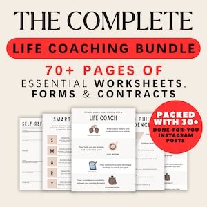 The Complete Life Coaching Bundle Pages Of Essential Worksheets