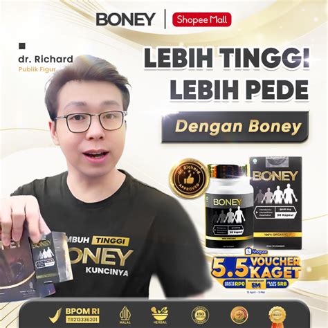 Jual Dr O Boney Kapsul Peninggi Herbal Bantu Naik Cm Shopee