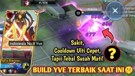 Build Yve Terbaik Saat Ini Cocok Untuk Lawan Hero Apapun Itu Damage