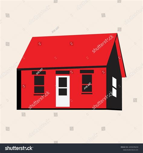 Illustration Simple House Vector Stock Vector Royalty Free 2255476219