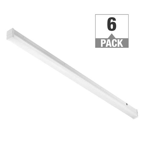 Eti Ft Watt Equivalent Integrated Led White Strip Light Fixture