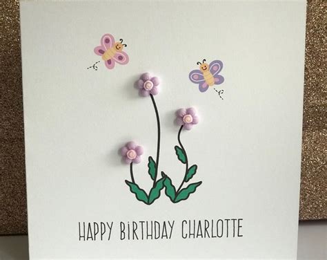 Personalised Card Birthday Personalised Cards for Her - Etsy