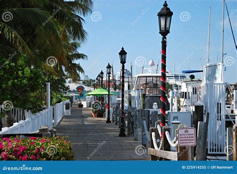 Marina At The Gulf Of Mexico Key West On The Florida Keys Editorial