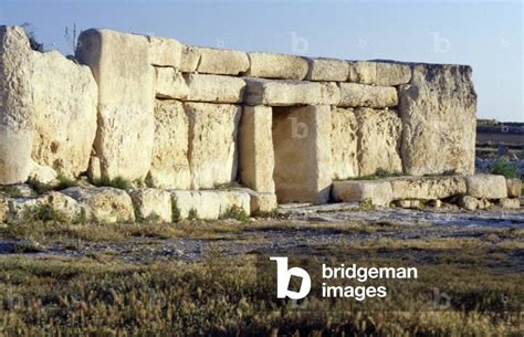 Image of Megalithic temple of Hagar Qim (Unesco World Heritage List, 1992),